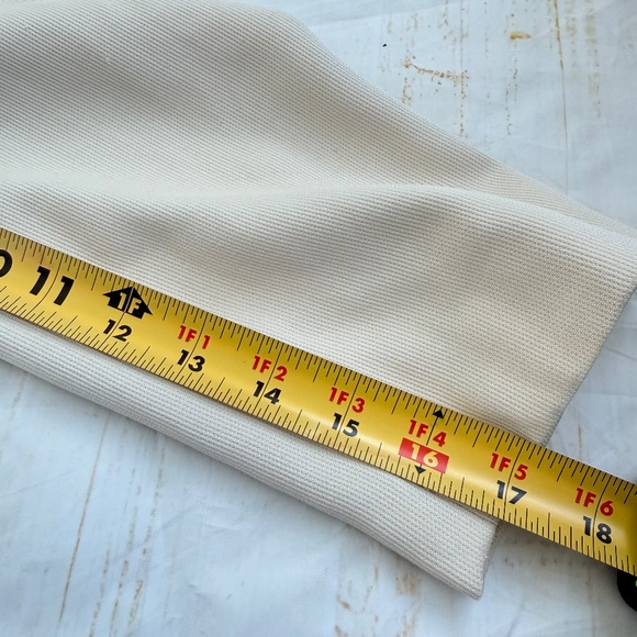 WORTH | 100% Pure Silk Blazer Jacket | Size 14 | Beige Neutral Elegance - Picture 6 of 7